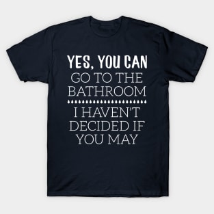 The Bathroom Grammar Lesson T-Shirt